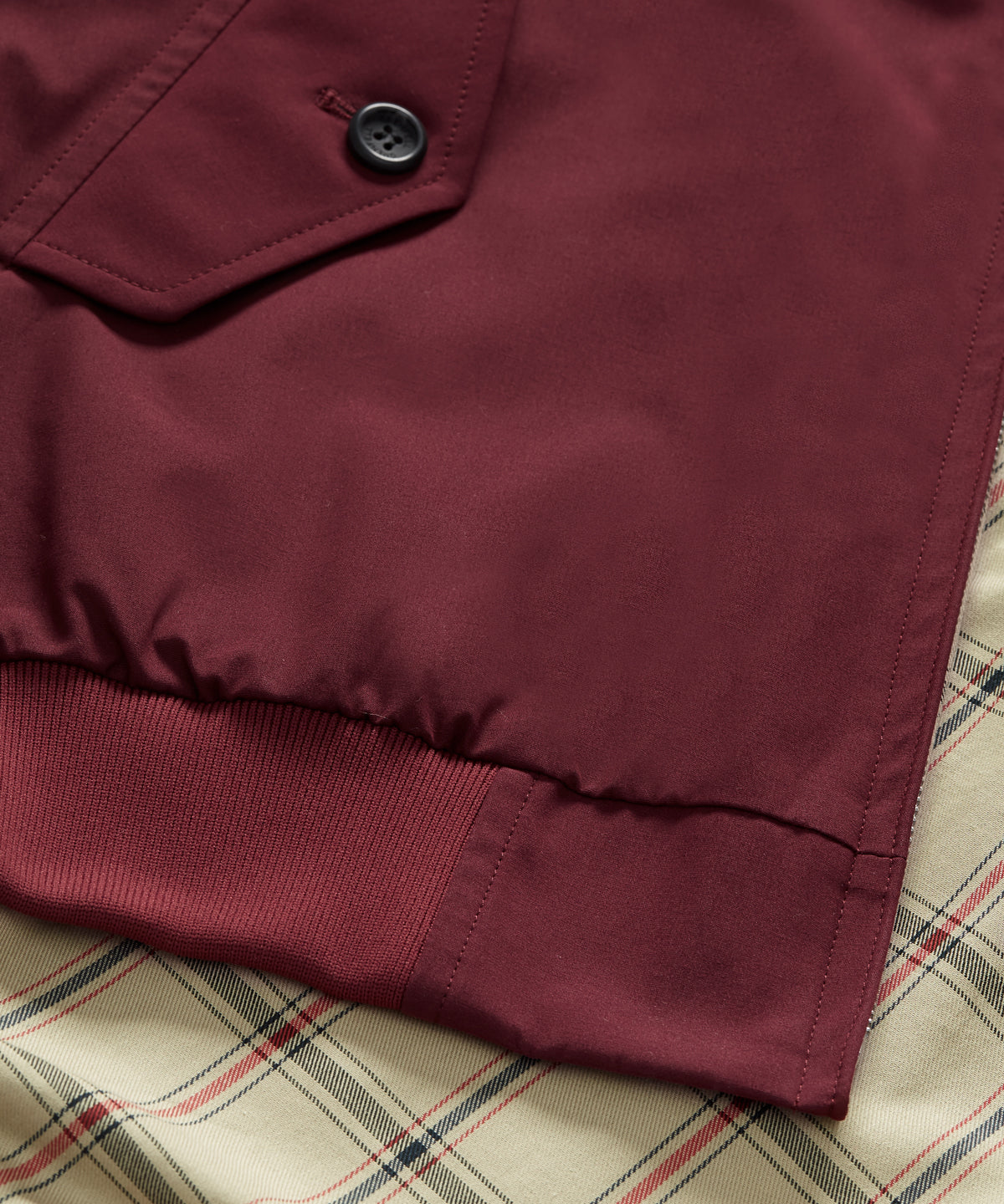 Load image into Gallery viewer, Harrington Peached Cotton Burgundy