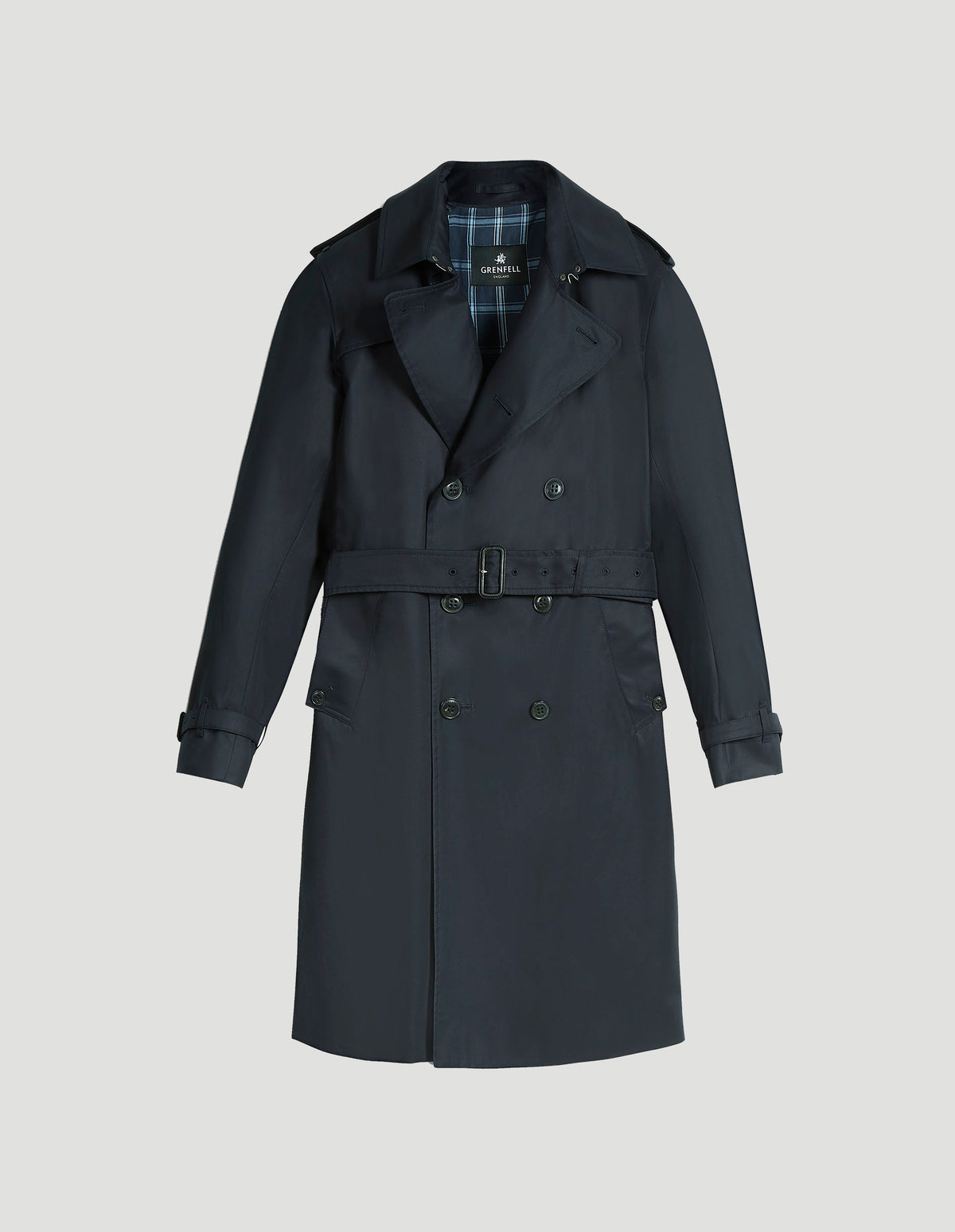 Load image into Gallery viewer, Kensington Trench Coat Grenfell Cloth Navy